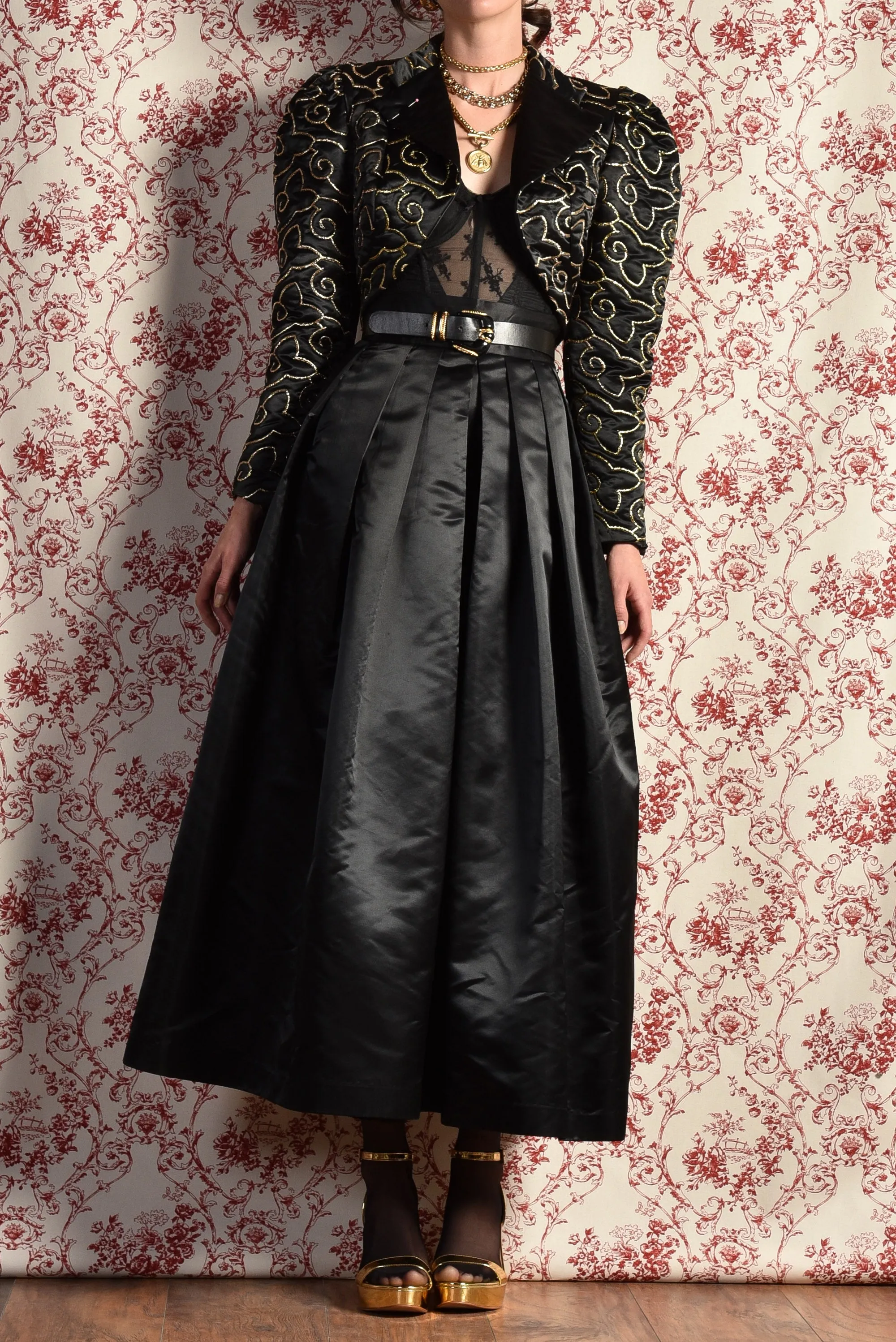 Alessia 1980s Metallic Ensemble