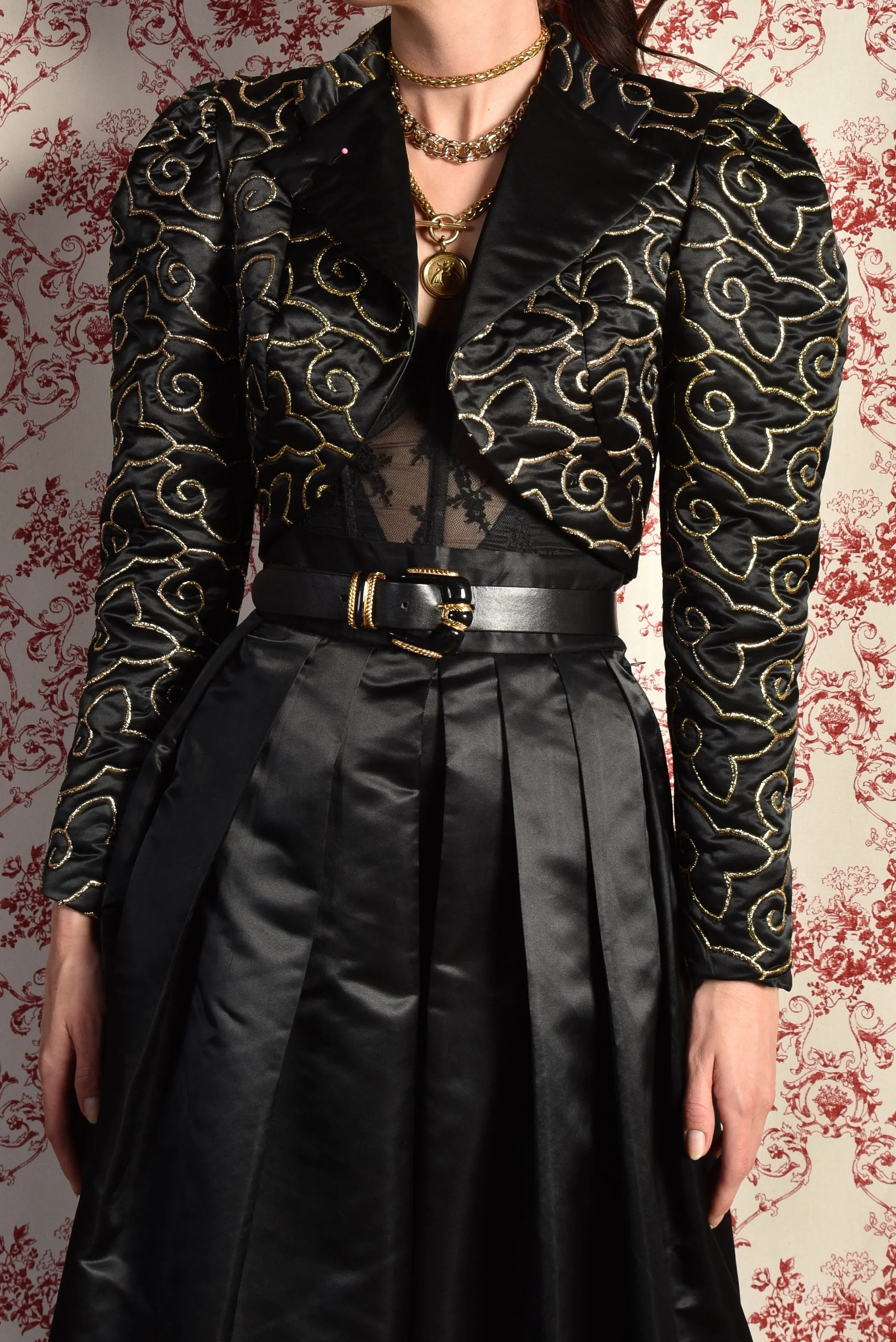Alessia 1980s Metallic Ensemble