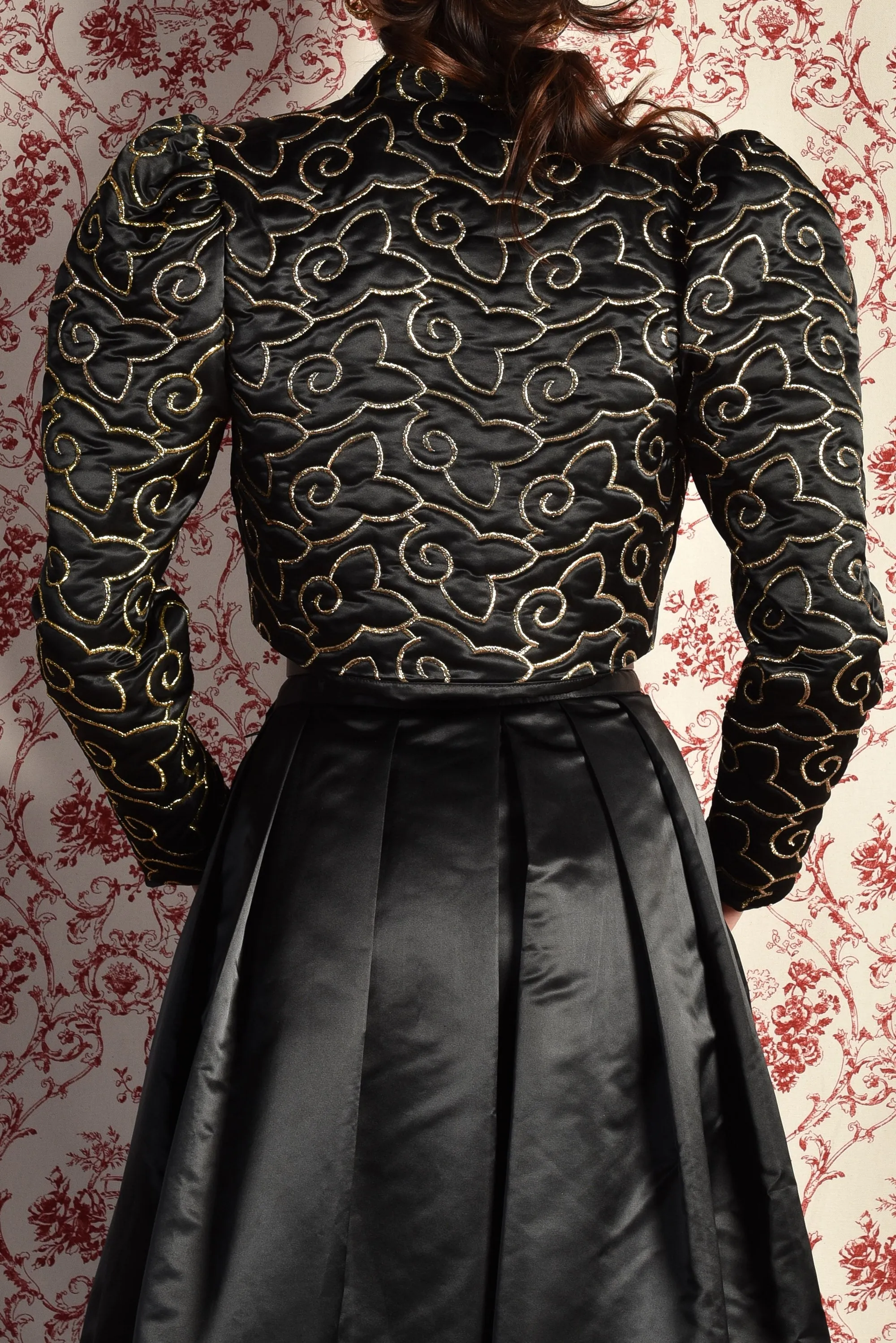 Alessia 1980s Metallic Ensemble