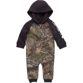 Baby Boys' Long-Sleeve Hooded Zip-up Footless Jumpsuit One-Piece Hoodie CM8768