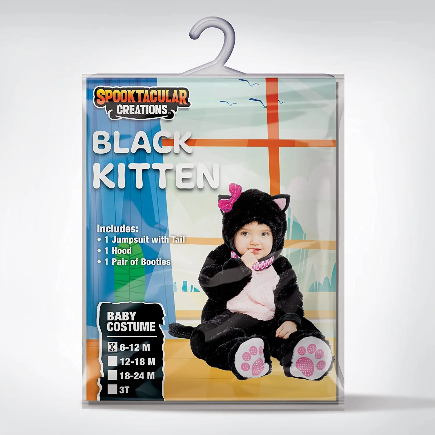 Baby Girl Black Kitten Costume - Child