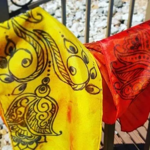 Blank Silk Scarves for Dyeing