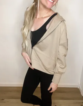 Boxy Taupe Jacket