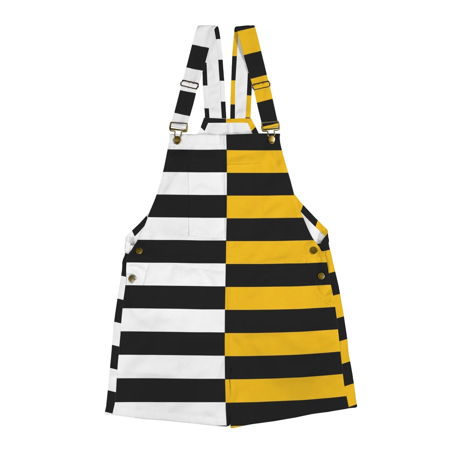 bumbling honey bee Unisex Shorts Suspender Jumpsuit