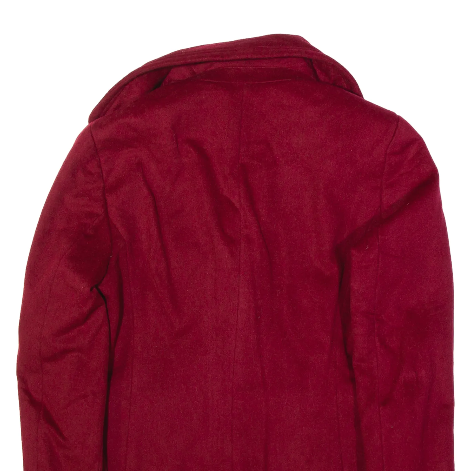 CALVIN KLEIN Overcoat Coat Maroon Womens S