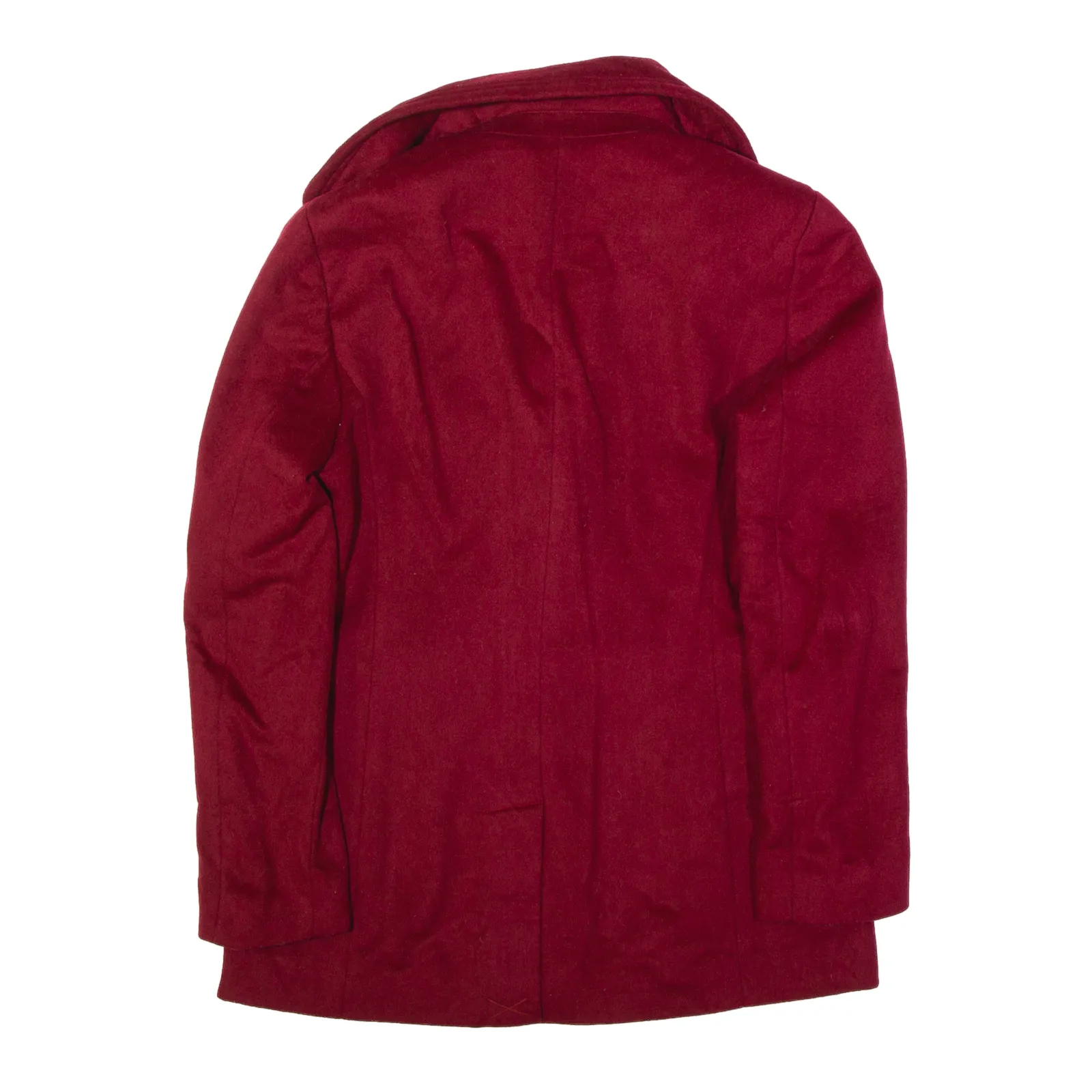 CALVIN KLEIN Overcoat Coat Maroon Womens S