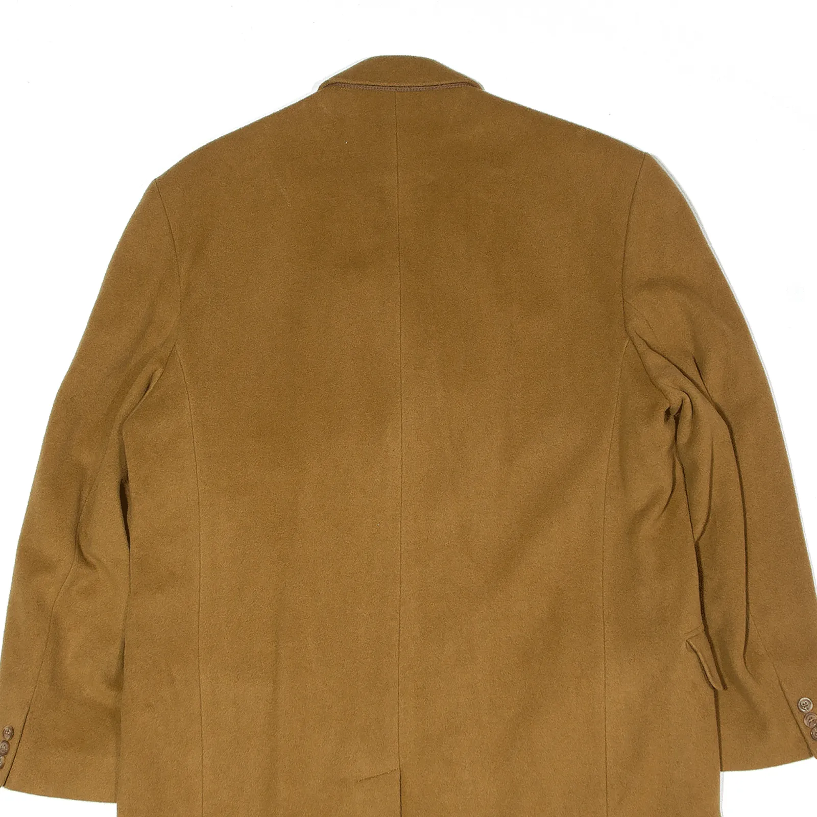 Cashmere Blend Overcoat Coat Brown Mens M