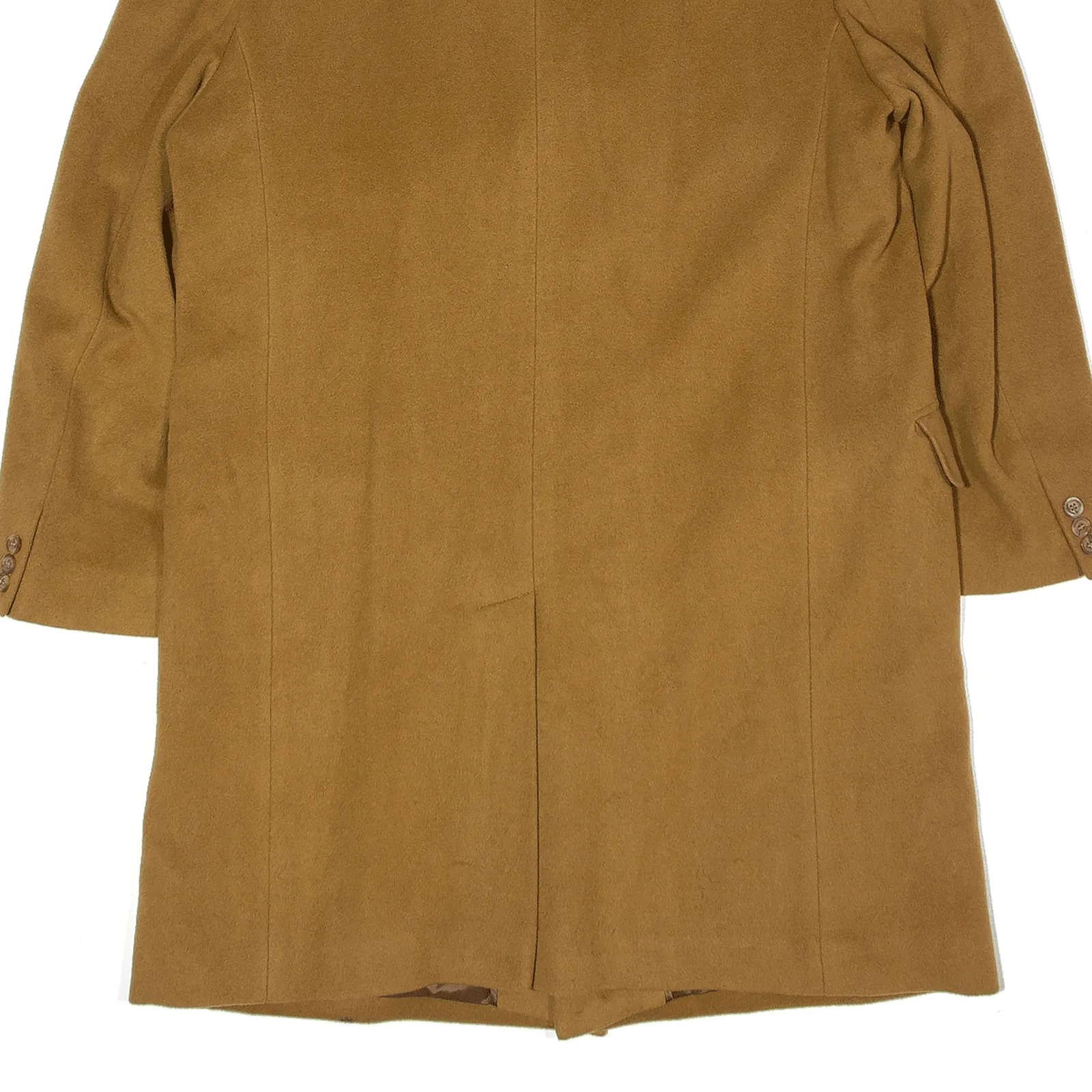 Cashmere Blend Overcoat Coat Brown Mens M