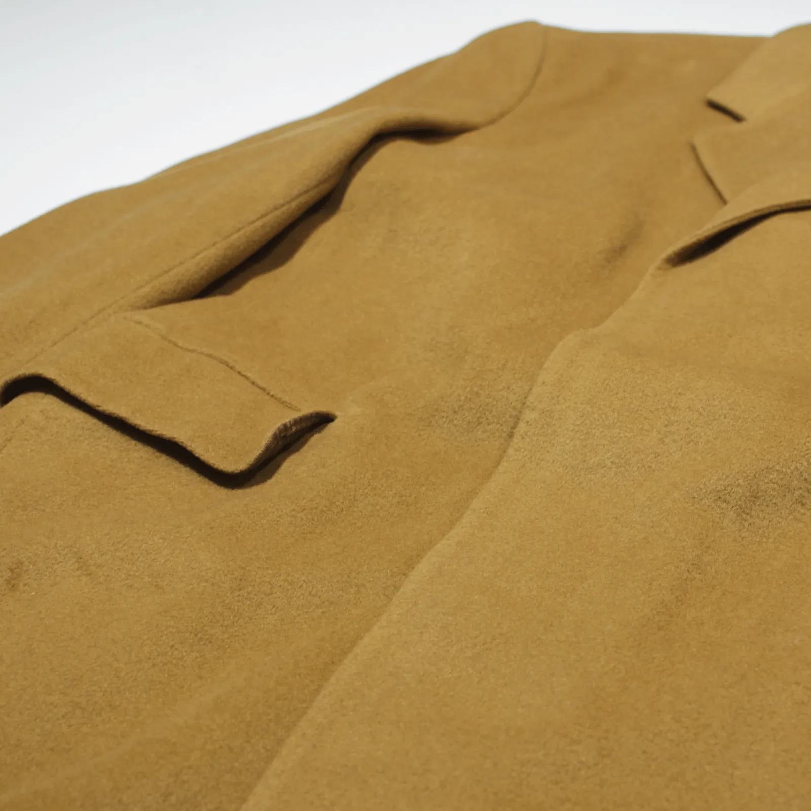 Cashmere Blend Overcoat Coat Brown Mens M