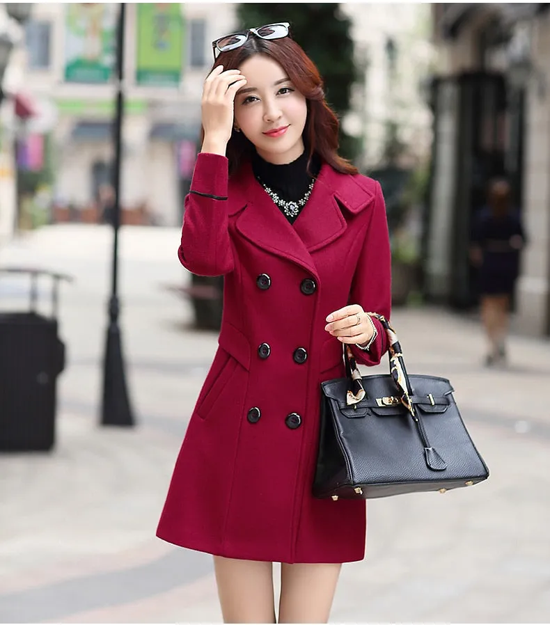 Cashmere Long Coat Slim Fit