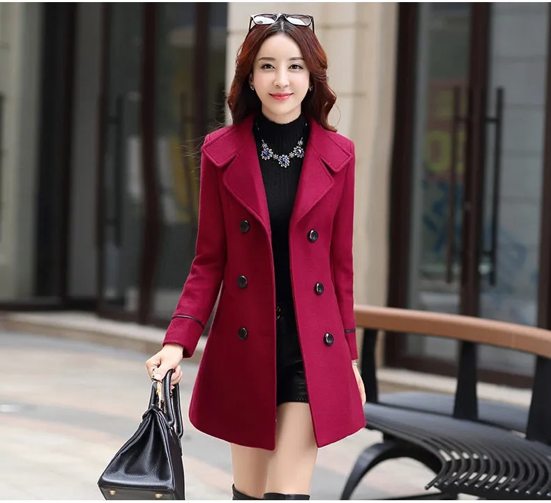Cashmere Long Coat Slim Fit