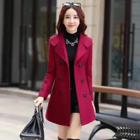 Cashmere Long Coat Slim Fit