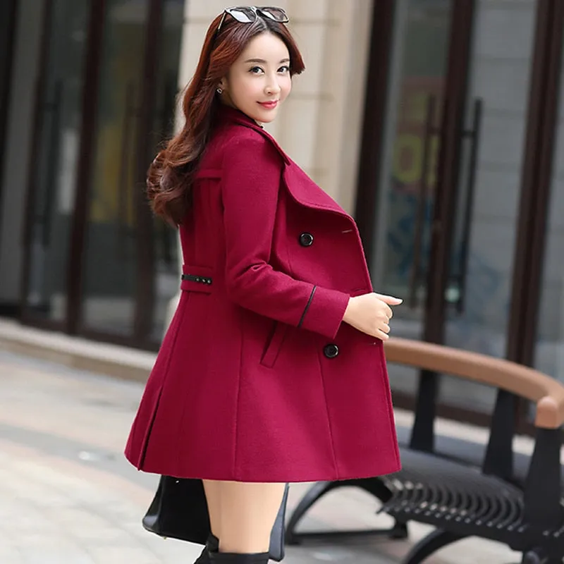 Cashmere Long Coat Slim Fit