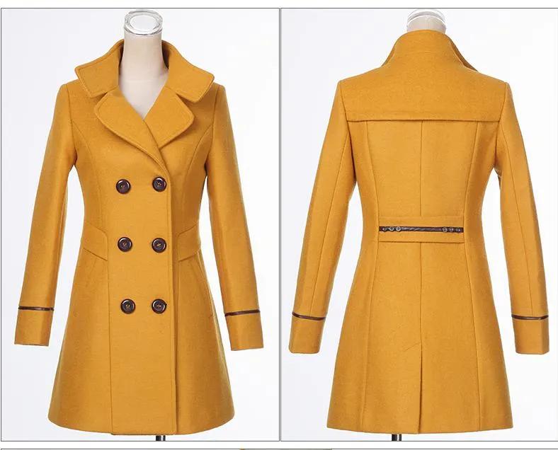 Cashmere Long Coat Slim Fit