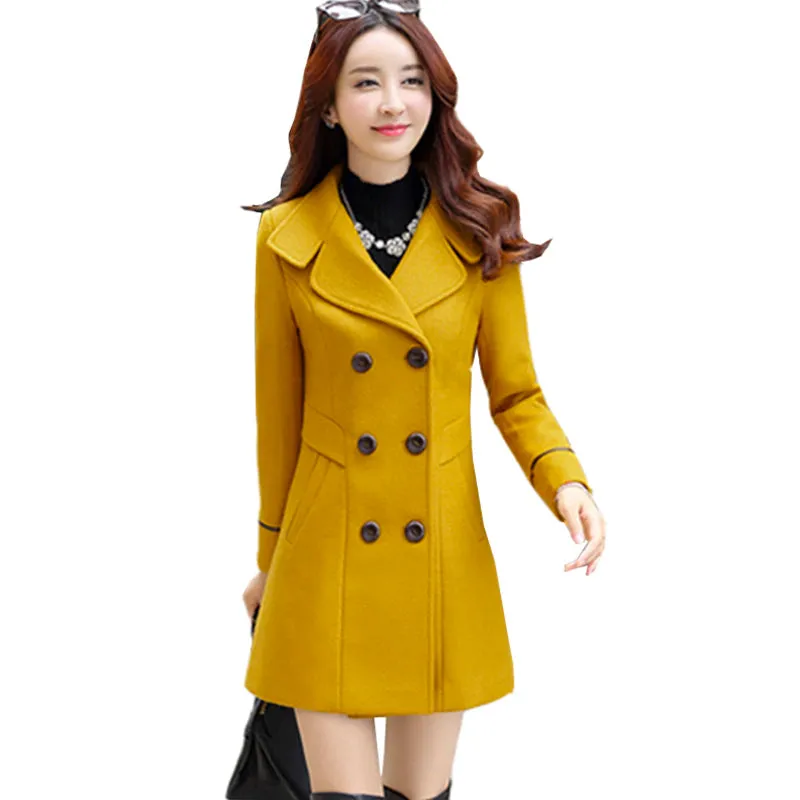 Cashmere Long Coat Slim Fit