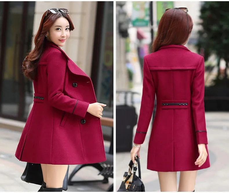 Cashmere Long Coat Slim Fit