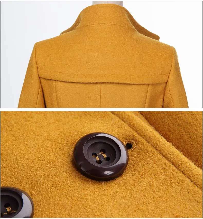 Cashmere Long Coat Slim Fit