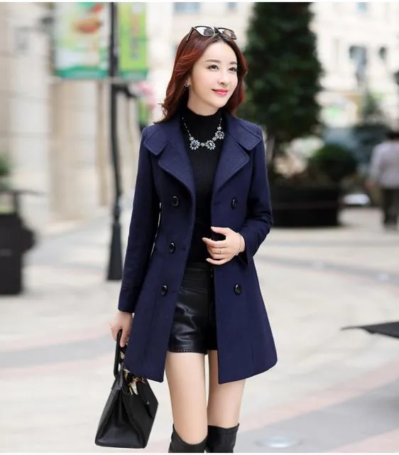 Cashmere Long Coat Slim Fit