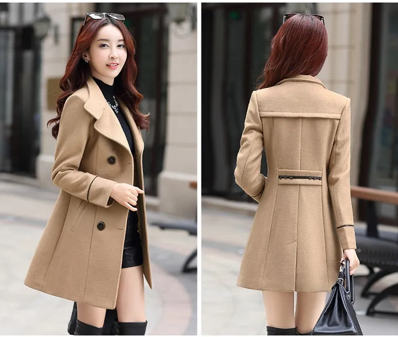 Cashmere Long Coat Slim Fit