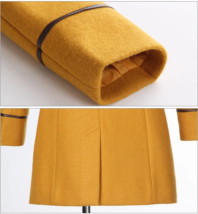 Cashmere Long Coat Slim Fit