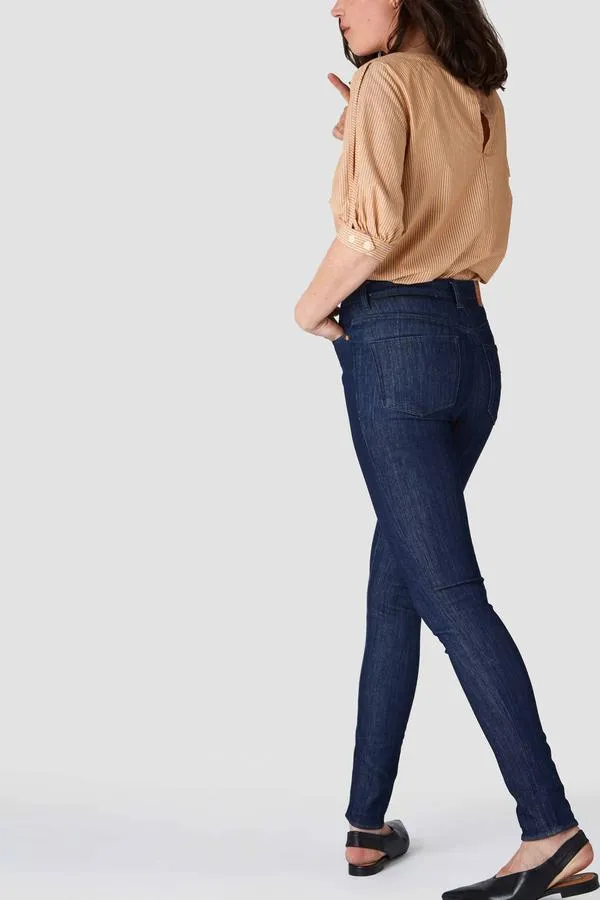 Christina High in Myla Rinse Coolmax Jeans