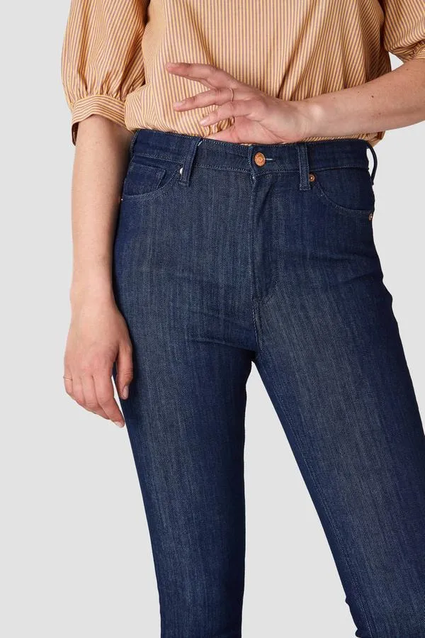 Christina High in Myla Rinse Coolmax Jeans