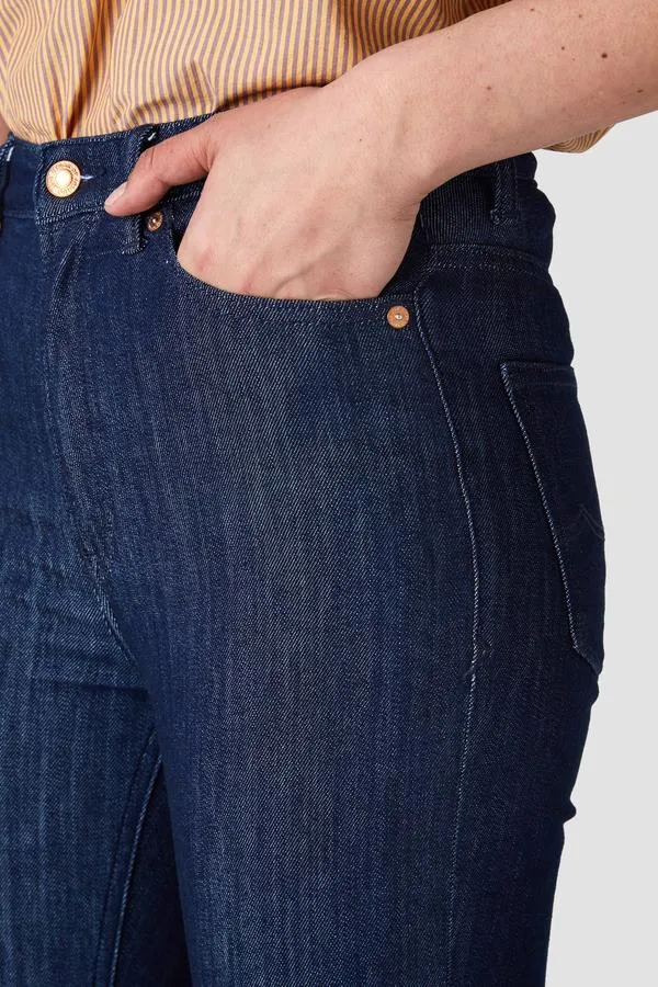 Christina High in Myla Rinse Coolmax Jeans