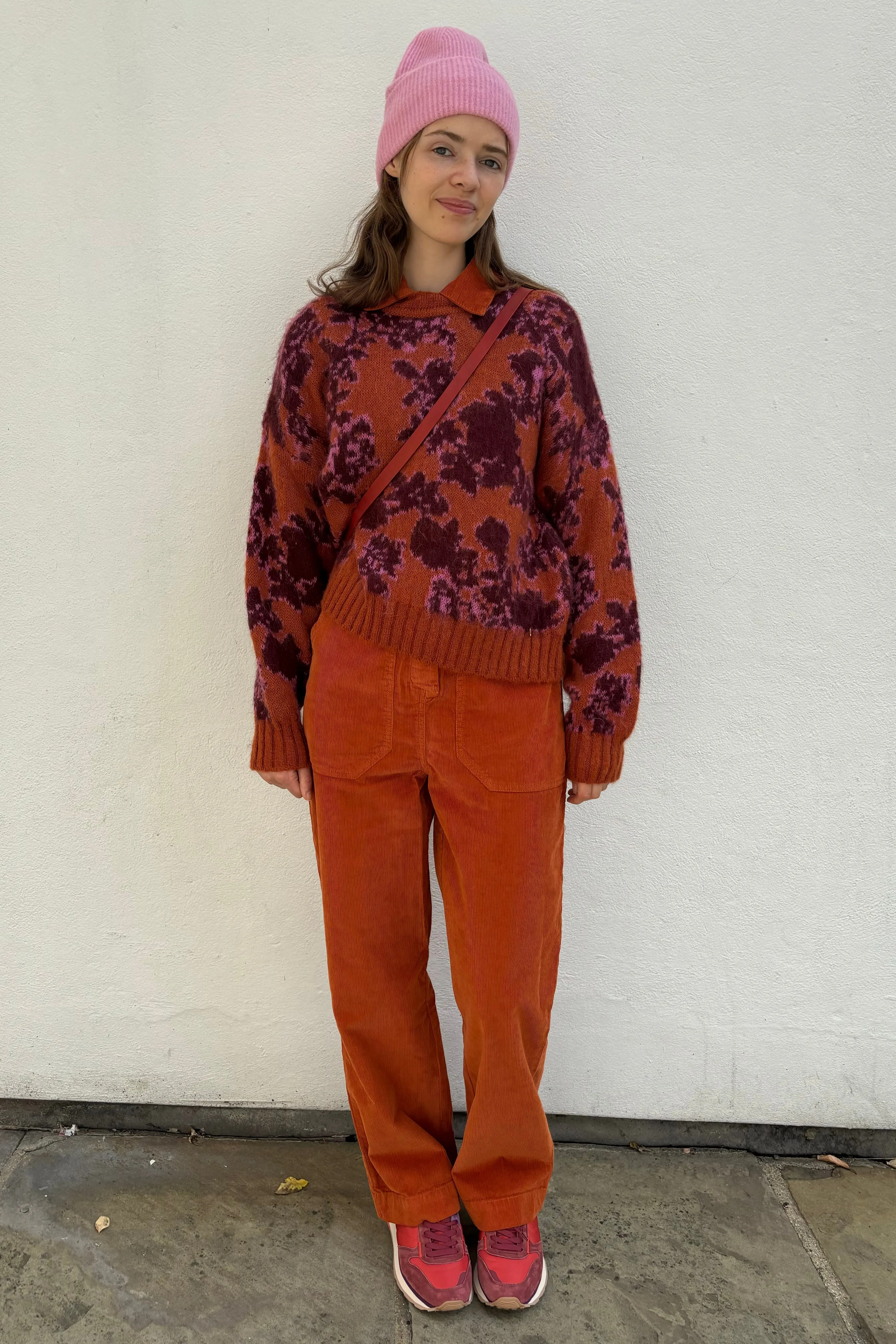 Dedicated Docksta Cinnamon Orange Corduroy Overalls