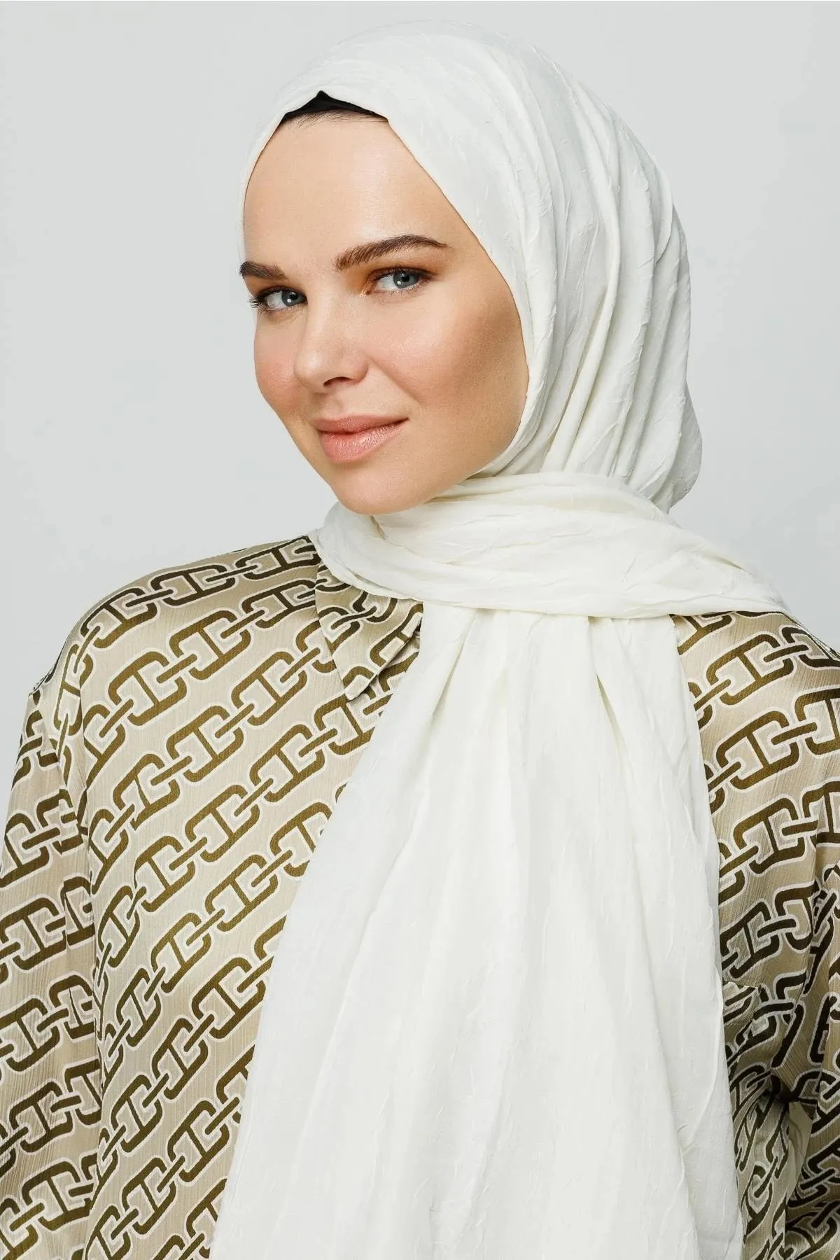 Ecru Bamboo Hijab