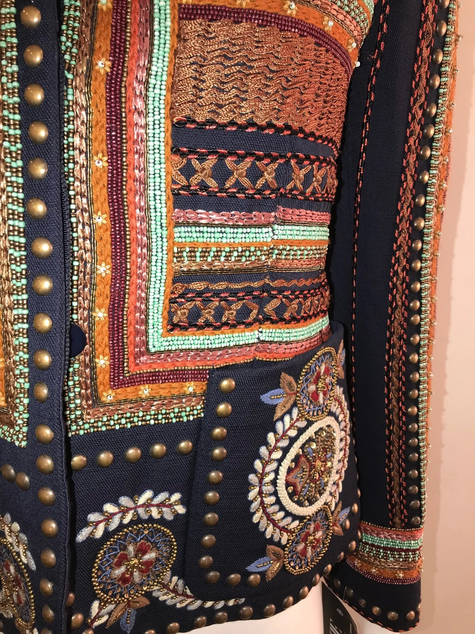 Embellished Cropped Jacket