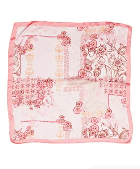 Floral Printed Silky Bandana