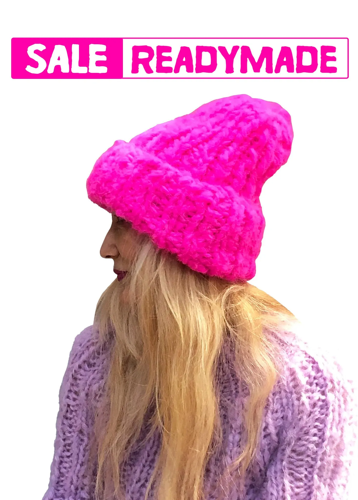 IN STOCK AND READY TO SHIP! - Snow Queen Beanie - Alpaca - SALE