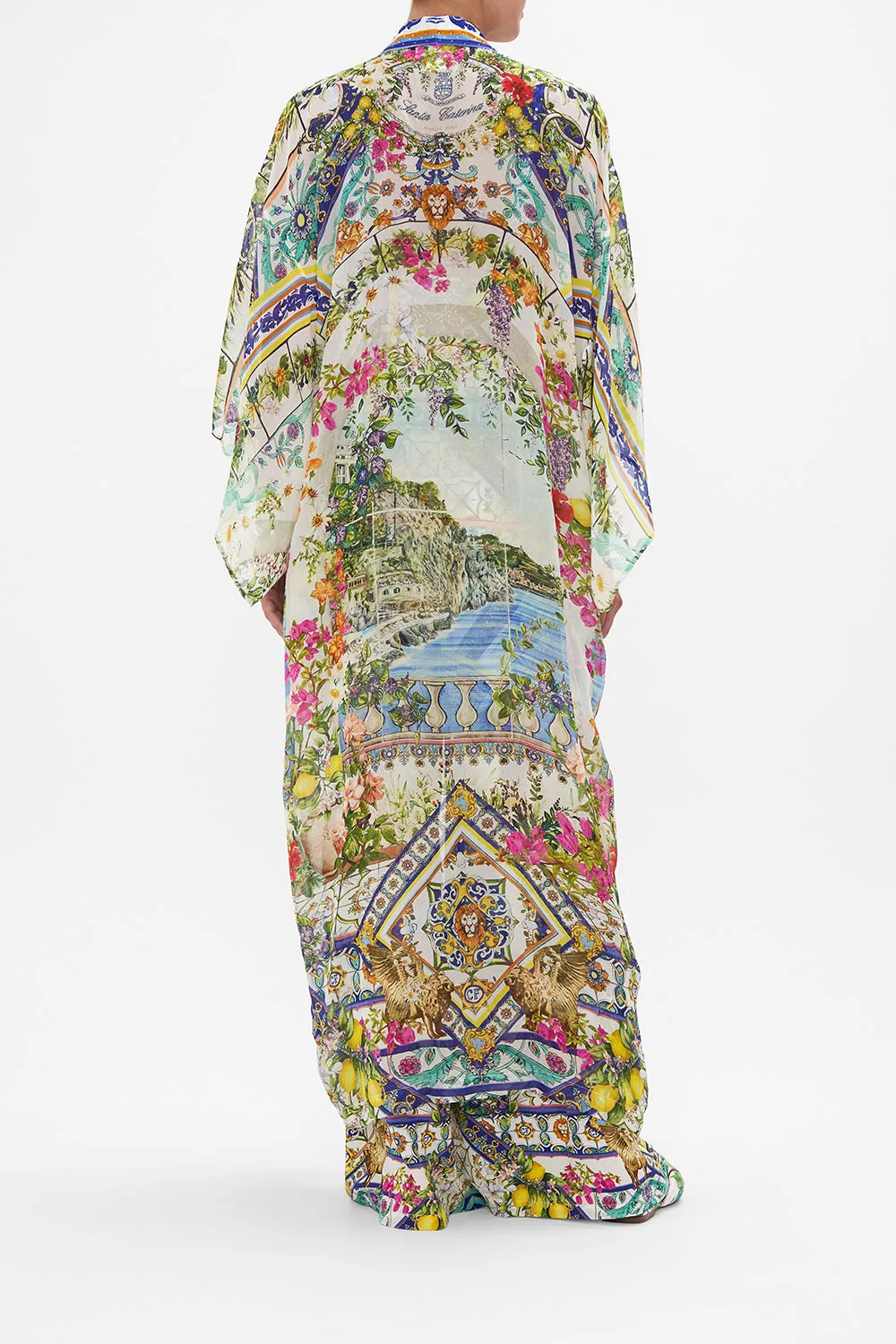 KIMONO LAYER WITH COLLAR AMALFI AMORE