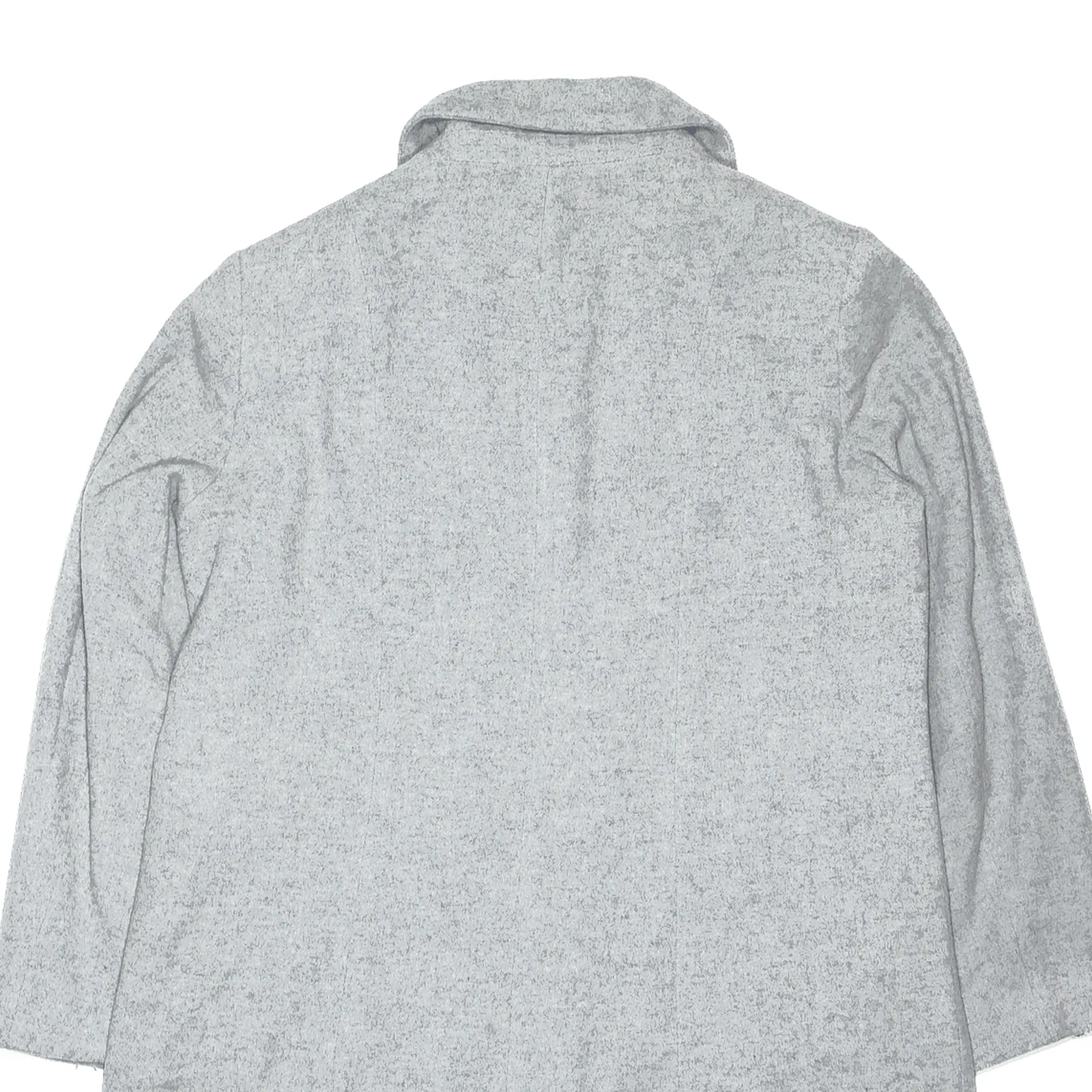 MADELEINE Wool Cashmere Grey Overcoat Jacket Womens L