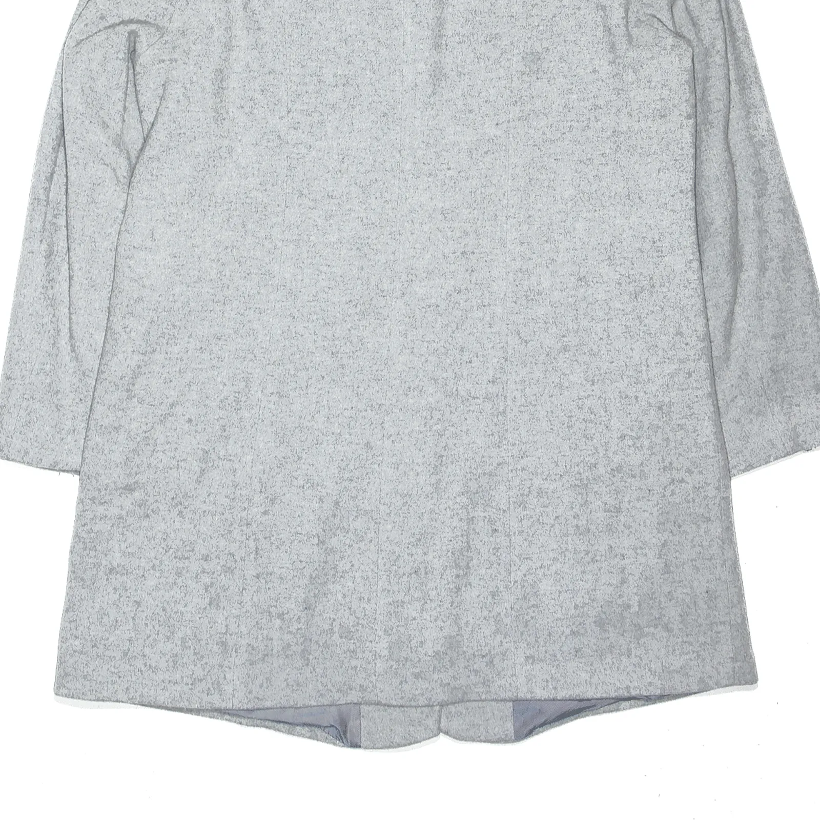 MADELEINE Wool Cashmere Grey Overcoat Jacket Womens L