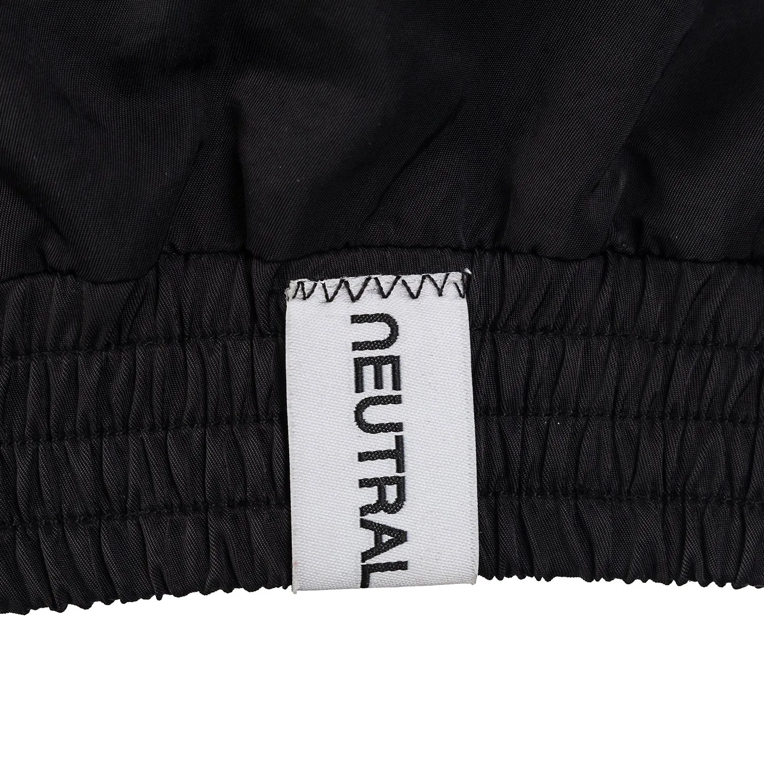 NEUTRAL SOCIETY CROPPED FLIGHT JACKET-BLACK
