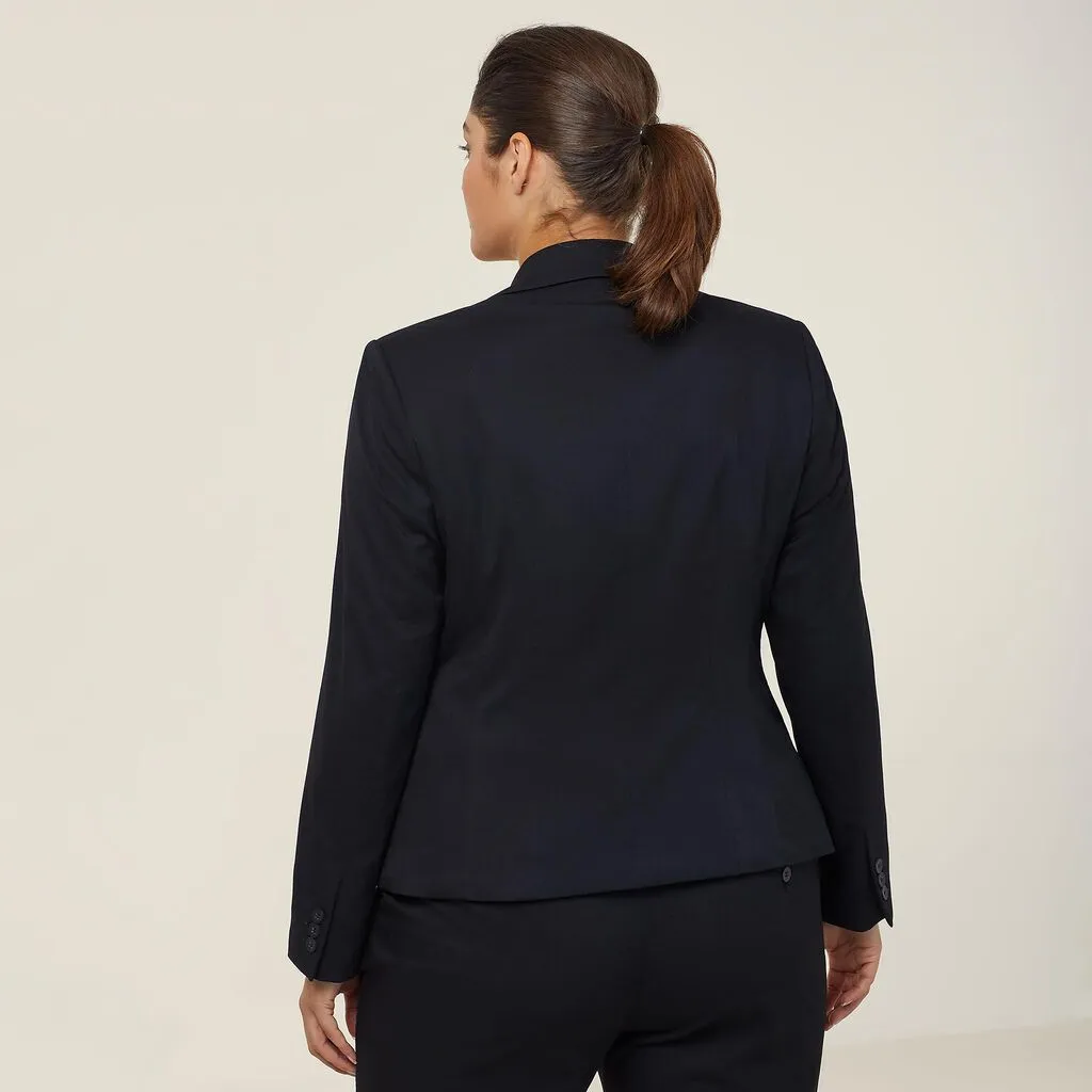 NNT Uniforms P/V Stretch Twill 1 Button Cropped Jacket (CAT178)