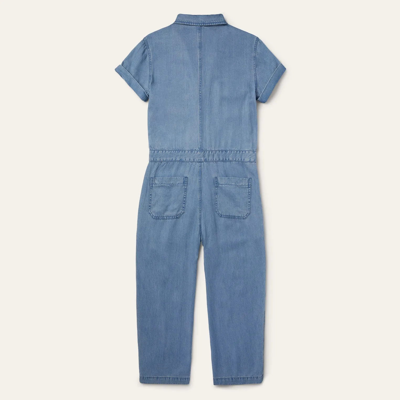 Notch Collar Jumpsuit