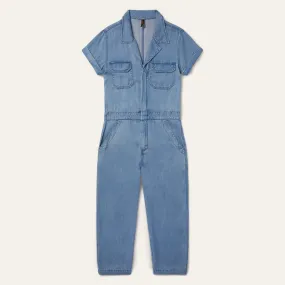Notch Collar Jumpsuit