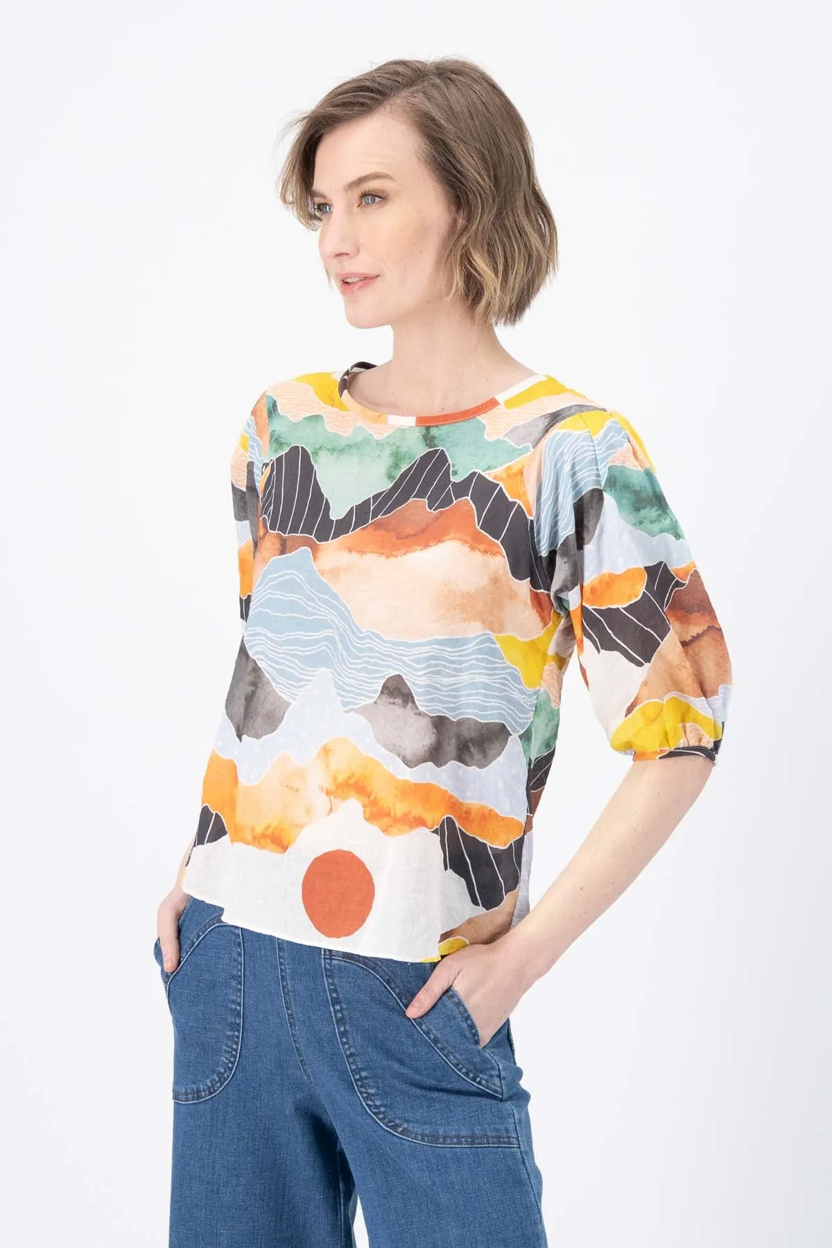 Olga de Polga Vista Blouse orange
