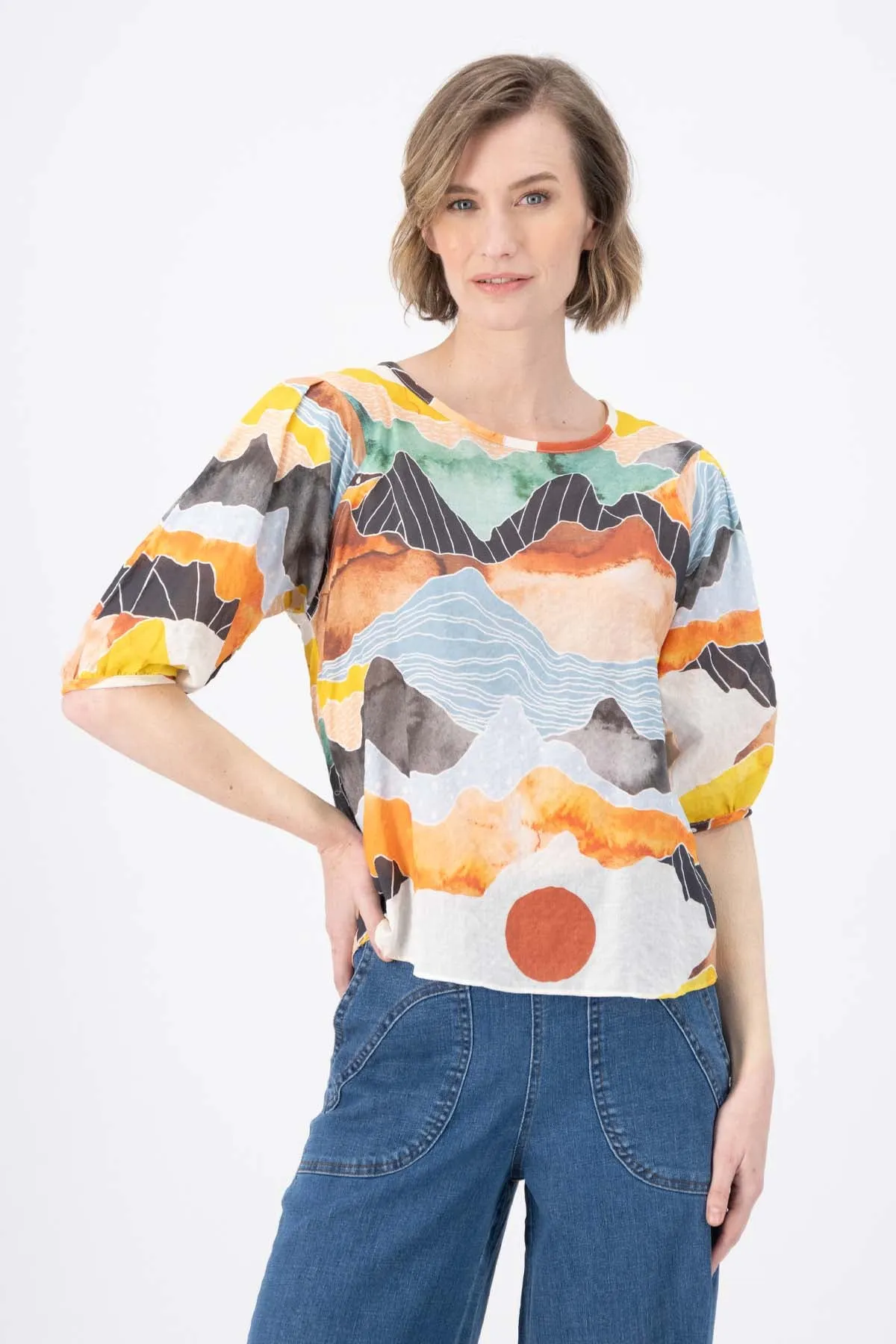 Olga de Polga Vista Blouse orange