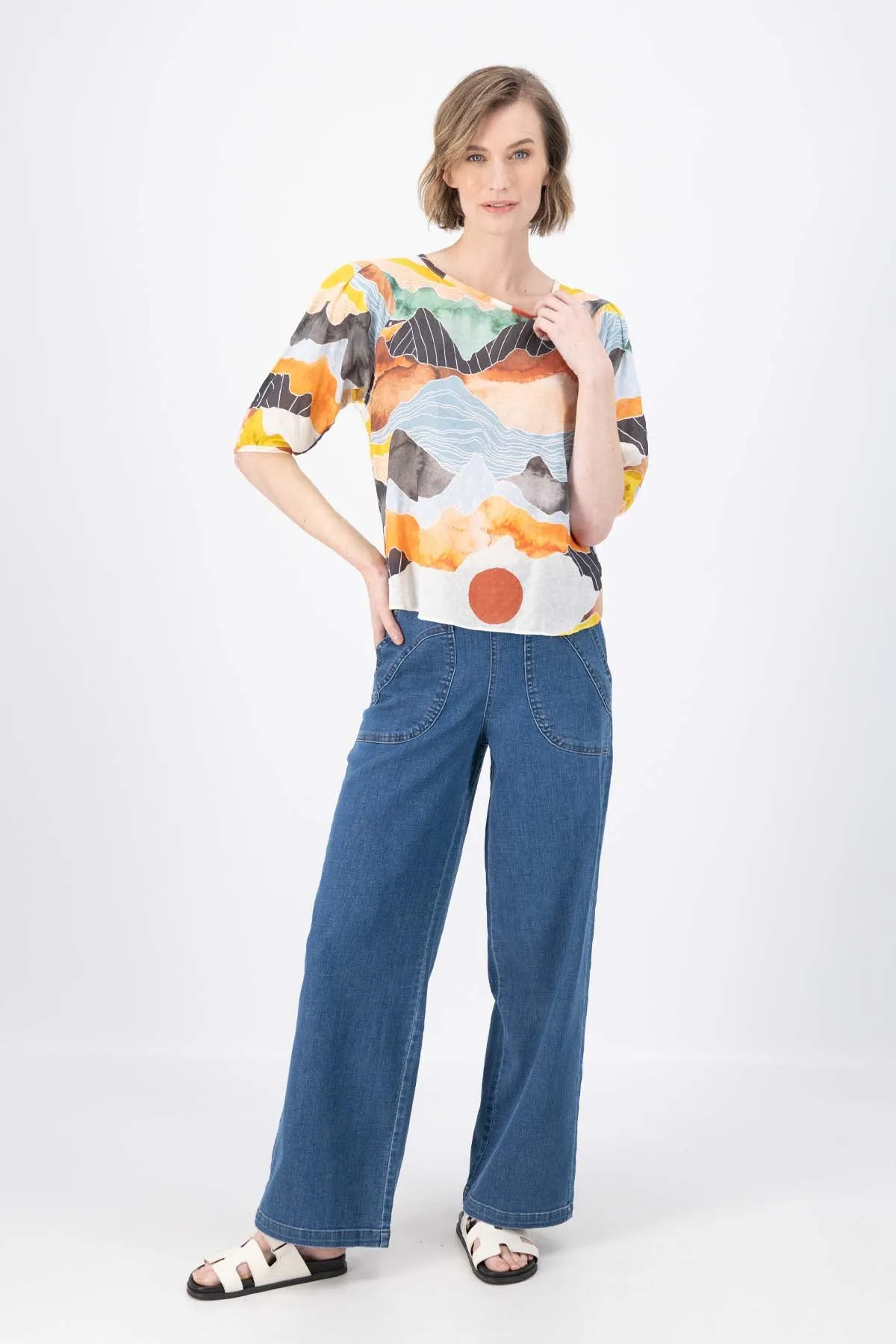 Olga de Polga Vista Blouse orange
