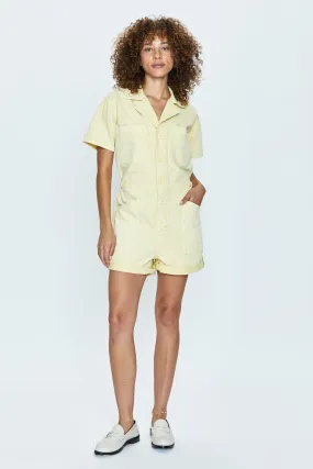 Parker Romper - Soft Honey Snow
