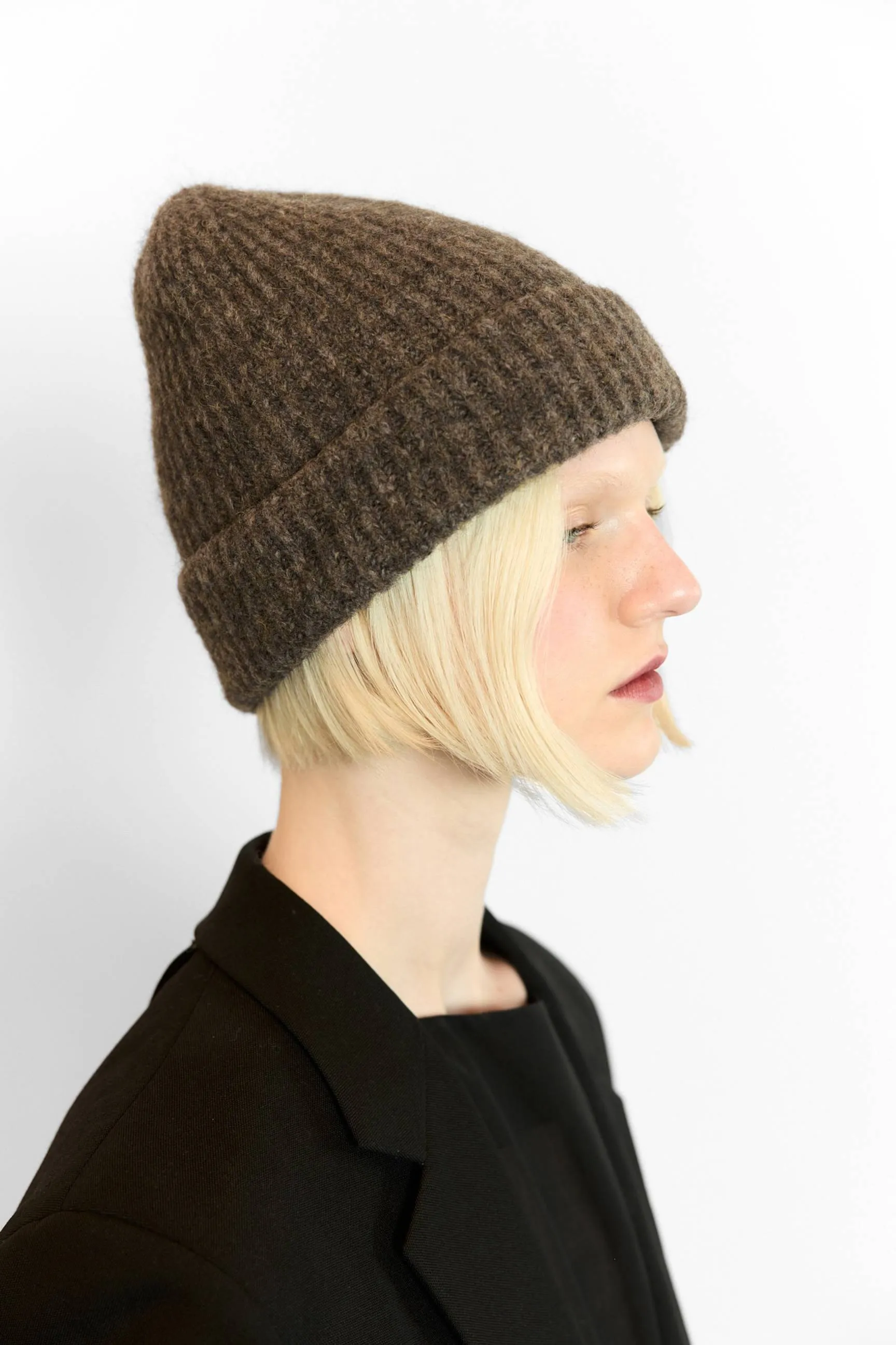 Piper Beanie - Heather Brown
