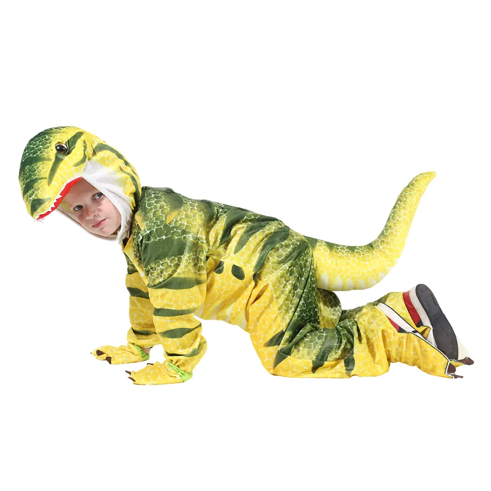 T-Rex Costume, Dinosaur jumpsuit Jumpsuit for Toddler and Child Halloween Dress Up Party
