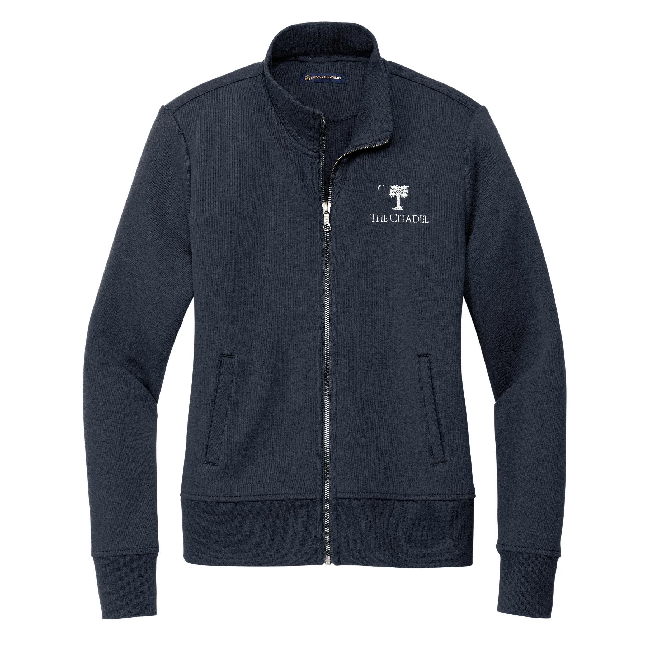 The Citadel, Big Red Logo, Brooks Brothers® Women’s Double-Knit Full-Zip Jacket