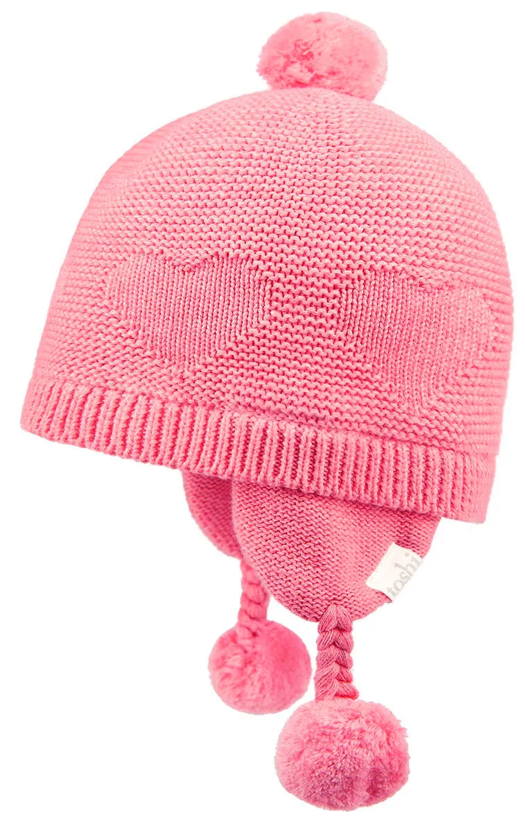Toshi - Organic Earmuff Heart - Fuschia