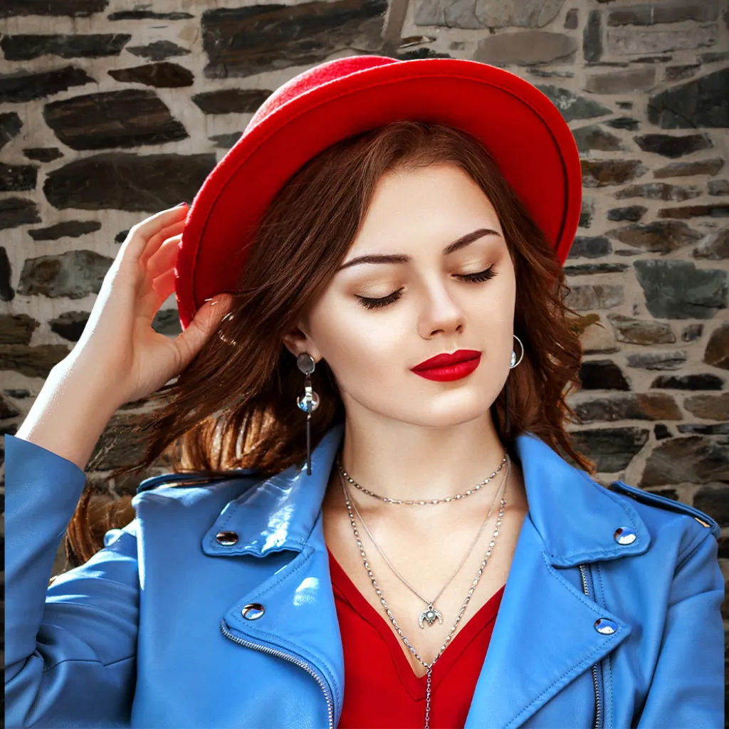 Women's Cropped Leather Jacket - Annie